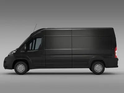 Fiat Ducato Maxi Van L3H2 2006-2014 3D model
