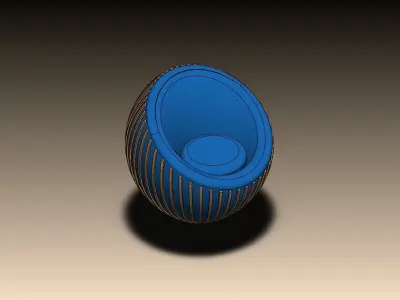 wooden chair Free 3D print model
