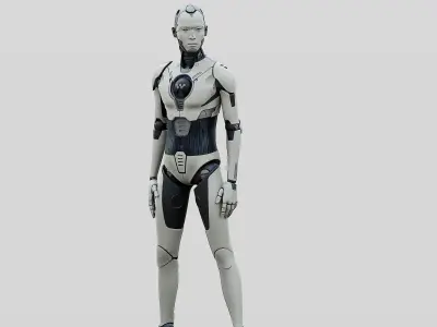 HUMANOID ORPHEUS-D  Rigged for Unreal Engine - Unity - MIXAMO 3D model