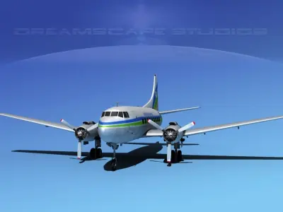 Martin 202 Air Florida Commuter 3D model