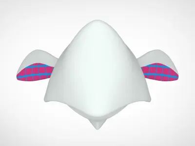 Spider-Guin Low-poly 3D model