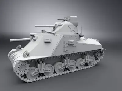 M3 General Lee Scale model 3D print model