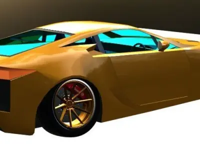 Lexus LFA Free 3D model