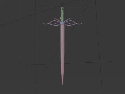 Fantasy Sword-Claymore Free 3D model