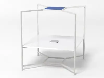 HUB Office Table 3D model