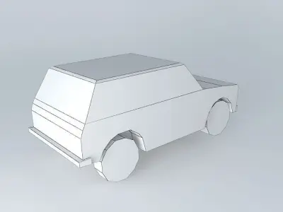 Russian Car NIVA Free 3D model