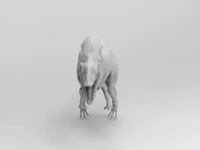 Allosaur t-rex running 3D model