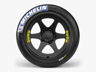 Michelin Slick Momo Combo Low-poly 3D model