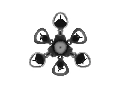 Hexagon Mesh Drone Free 3D model