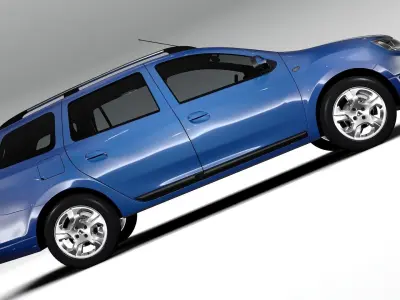 Dacia Logan MCV 2016 3D model