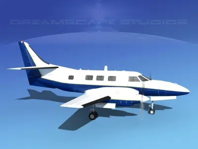 Swearingen SA226-T Merlin III V15 3D model