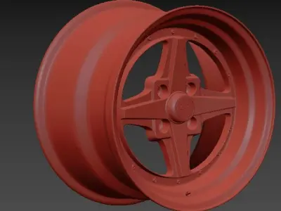 Work Equip 01 wheel  3D model