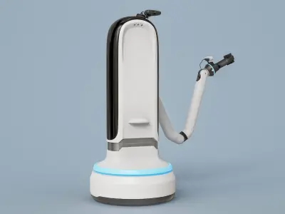 Samsung Rigged Bot Handy EX1 2023 Edition PBR 3D model