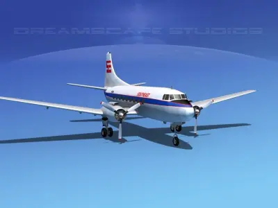 Martin 404 Southeast Airlines 1 3D model