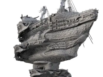 Dragon Zeplin 3D model