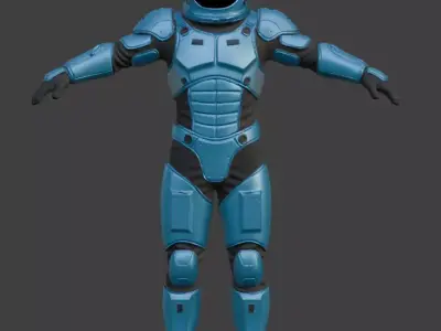 Realistic Astronaut Space Suit 3D model order