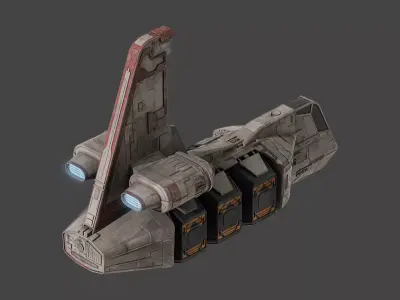 Sienar-Chall Utilipede Transport - Star Wars 3D model