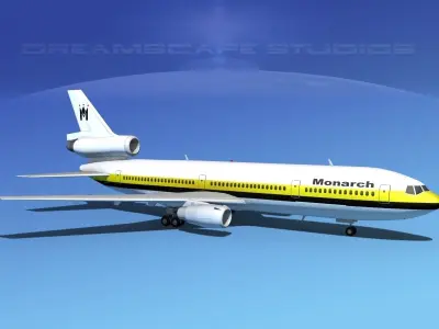 Douglas DC-10 Monarh 3D model