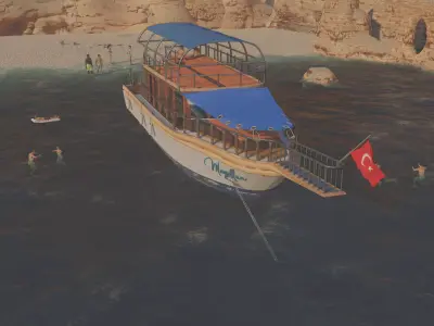 Magellan Trip Boat 3D model