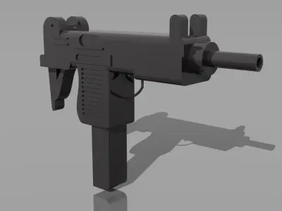 UZI GUN Free 3D model