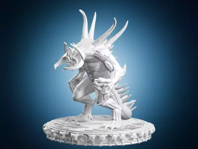 Diablo Lord of Terror Miniature 3D print model