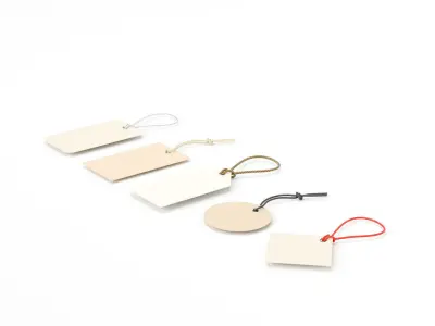 Sale Brand label tag realistic 3d model 3D model