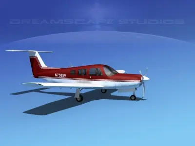 Piper PA-28R-201 Arrow III V08 3D model