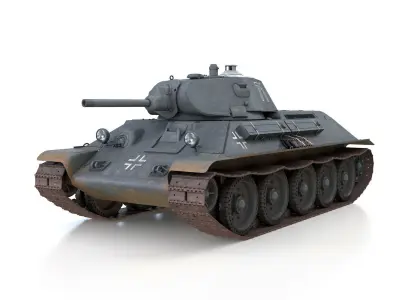 T-34-76 - Model 1940 -Soviet medium tank - 71 3D model