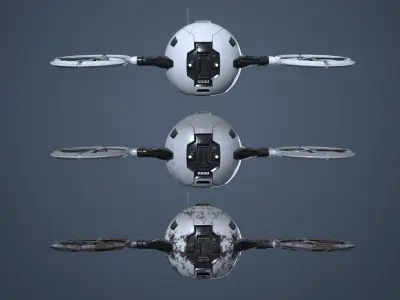 Maintenance Drone Mk1 Pack 3D model