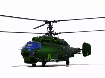 Kamov Ka 27 Low-poly 3D model