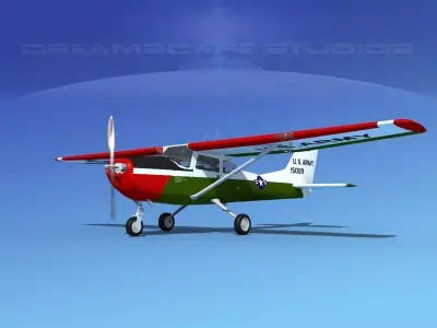 Cessna T-41 Mescalero US Army 1 3D model