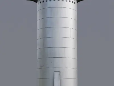SpaceX Starship 3D model