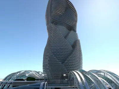 Modern Building 10 3D model