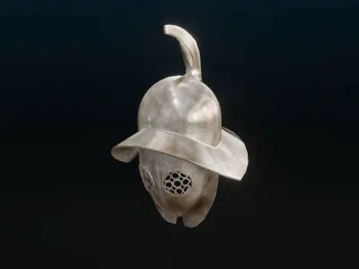 Conquistador Helmet - medieval helmet - Historical Helmet Low-poly 3D model