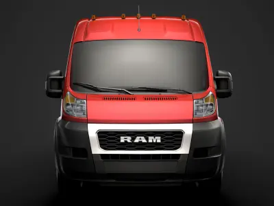 Ram Promaster Cargo 3500 HR 159WB 2020 3D model
