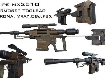 Sniper mx2010 3D model