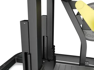Technogym - Plate Loaded - Standing Leg Curl 3D model