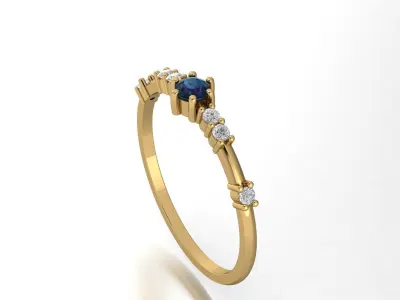 anel aparador para fazer borracha Low-poly 3D model