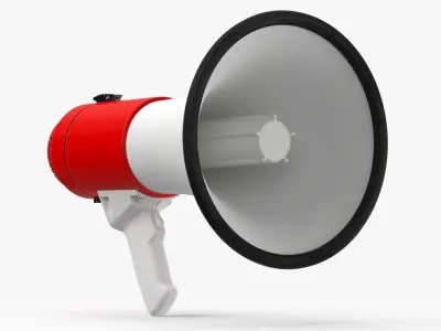 Bullhorn 3D model