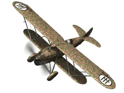 Fiat CR 32 - Italy Airforce - 160 Squadriglia 3D model