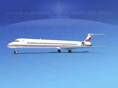 McDonnell Douglas MD83 Corporate 4 3D model