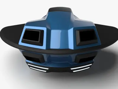 Racing Spaceship Gamma Velorum 3D model