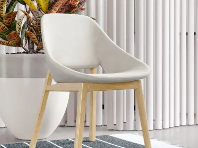  Replica Embrace Chair Model, Cream 