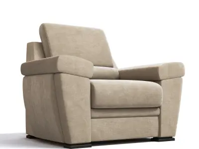 Leon soft chair Free 3D model