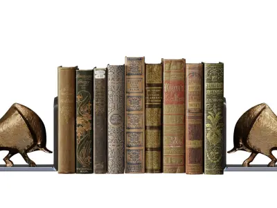  Bookends Collection 01 3D model