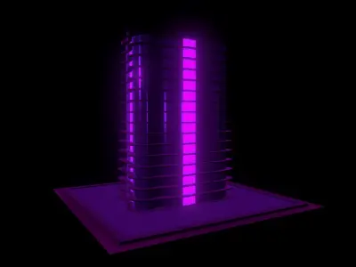 Art Skyscraper 3D model