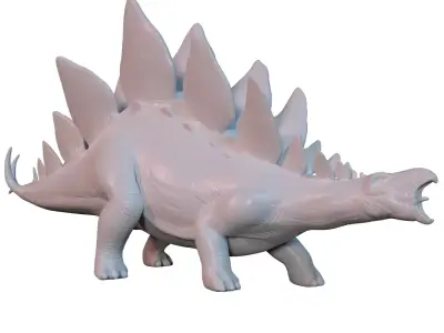 stegosaurus 3dprint 3D print model