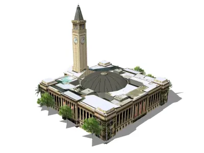 Brisbane City Hall 3D model