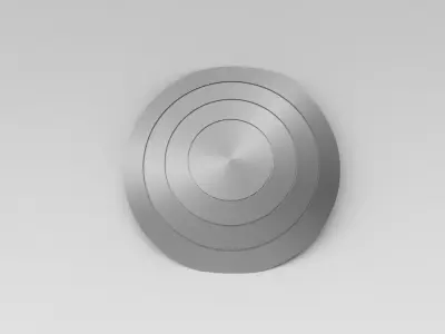 Captain America Shield 3D model 4