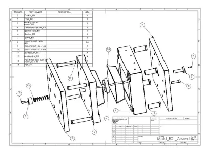 Mold Design - B01 3D model
